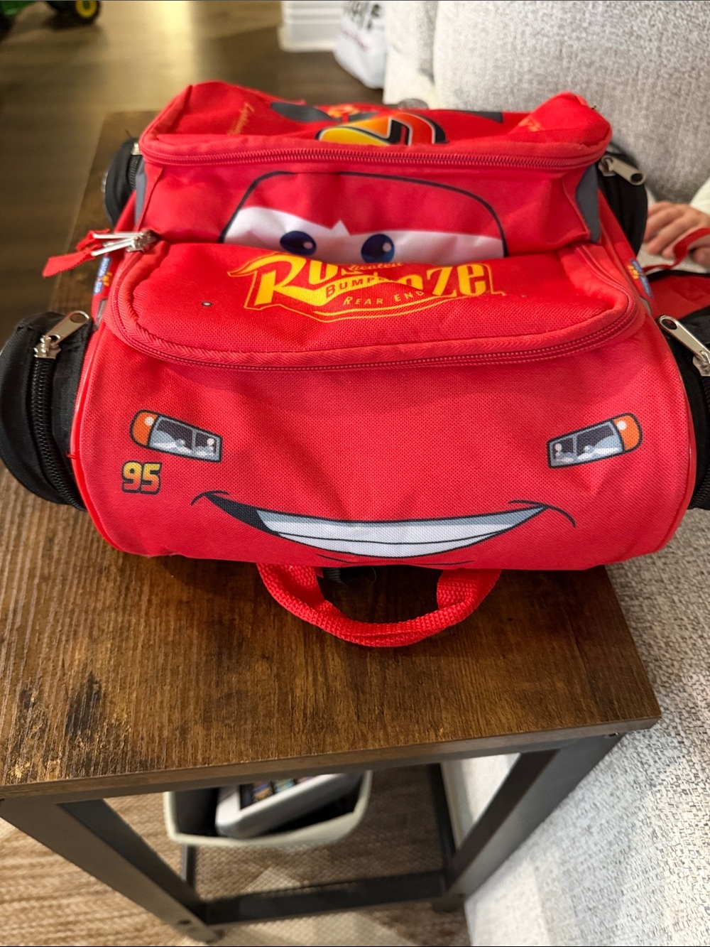 Cars Backpack - toddler size.